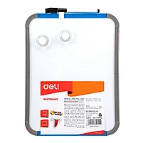 Доска магнитно маркерная, 21*28см, лак, 2 магнита, маркер, DELI, фото 2