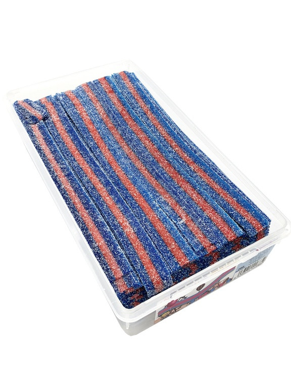 Мармелад "Подсахаренные кислые пластинки язычки КЛУБНИКА - МАЛИНА" 1,6кг / Dulceplus Испания/