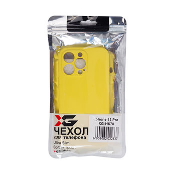 Чехол для телефона X-Game XG-HS78 для Iphone 13 Pro Силиконовый Жёлтый, фото 2