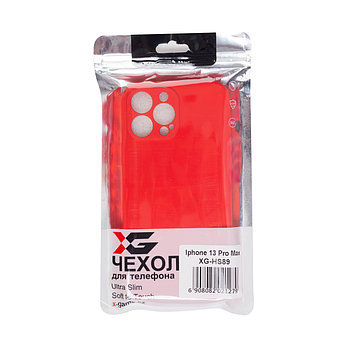 Чехол для телефона XG XG-HS89 для Iphone 13 Pro Max Силиконовый Красный, фото 2