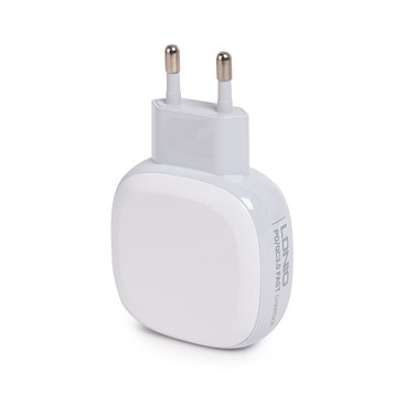 Универсальное зарядное устройство LDNIO A3510Q 2*USB A/1*USB Type C Lightning Белый, фото 2
