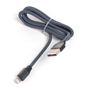 Интерфейсный кабель LDNIO Lightning LS441 TPE Алюминий 1м Серый, фото 2