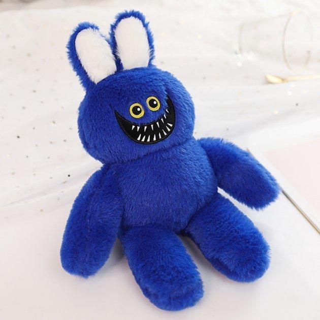 Мягкая игрушка заяц из игры Poppy Playtime Хаги Ваги плюшевый зайчик 30 см синий