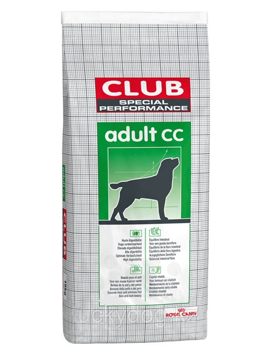 Royal Canin CC Club 20кг Сухой корм для взрослых собак вольерного содержания, ведущих неактивный образ жизни - фото 1 - id-p3535950