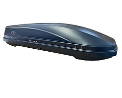 Бокс автомобильный багажный Евродеталь Магнум 580 черный карбон 220х84х45 см с быстросъемными креплениями