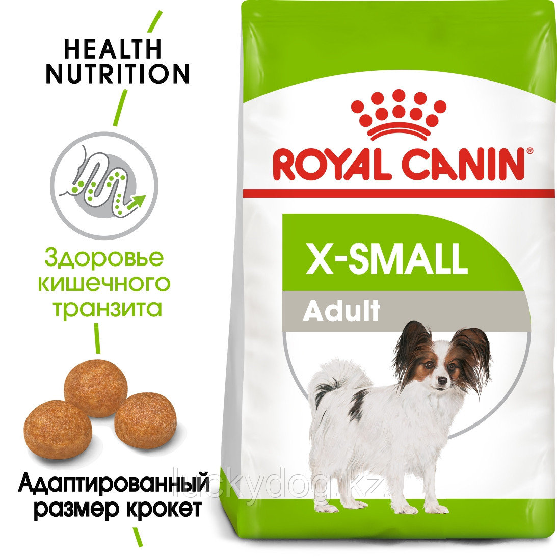 Royal Canin X-Small Adult 500г Сухой корм для собак миниатюрных размеров - фото 2 - id-p3530350