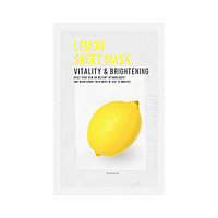 Eunyul Тканевая маска с экстрактом лимона Lemon Vitality & Brightening Sheet Mask / 20 мл.