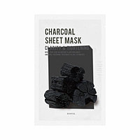 Eunyul Тканевая маска с древесным углём Charcoal Clarity & Tightening Sheet Mask / 20 мл.