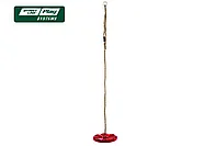 Пластиковое сиденье для качели "диск" красное