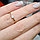 Золотое кольцо с бриллиантами 0.198Сt VS1/H, VG - Cut, фото 7