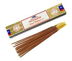 БЛАГОВОНИЯ SATYA «Gold Gleam» Золотое сияние 15 ГР.