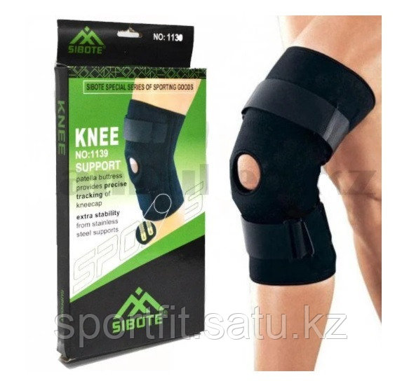 Бандаж для коленного сустава с фиксатором коленной чашечки KNEE