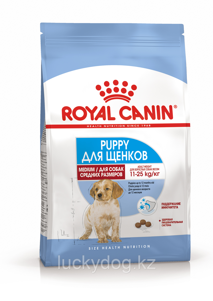 Royal Canin PUPPY Medium (1кг) Сухой Корм для щенков собак средних размеров с 2х месяцев