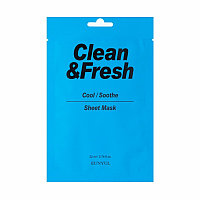 Eunyul Clean&Fresh Тканевая маска для лица освежающая Cool/Soothe Sheet Mask / 20 мл.