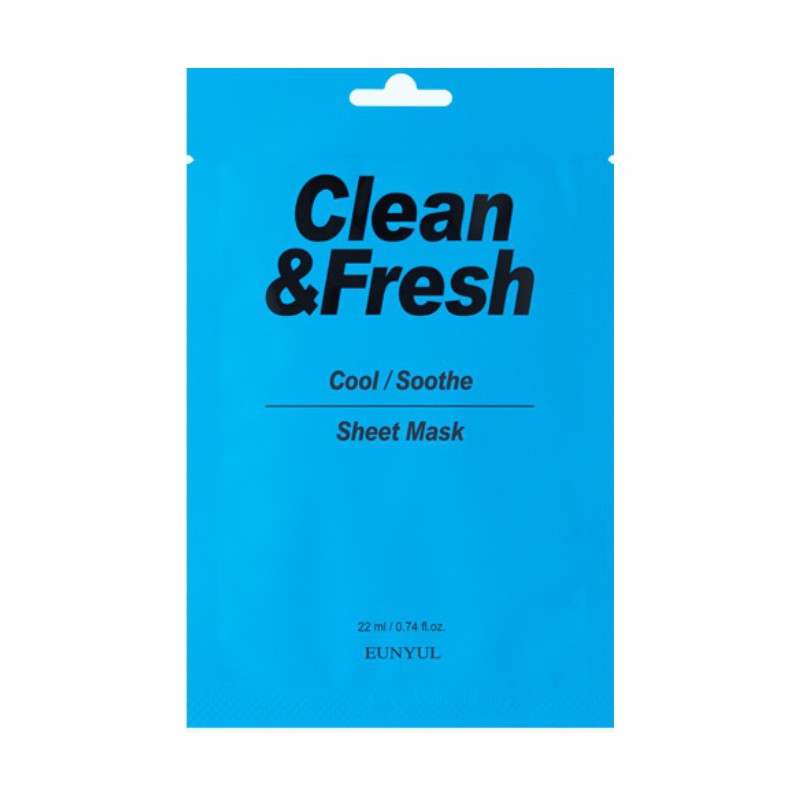 Eunyul Clean&Fresh Тканевая маска для лица освежающая Cool/Soothe Sheet Mask / 20 мл.