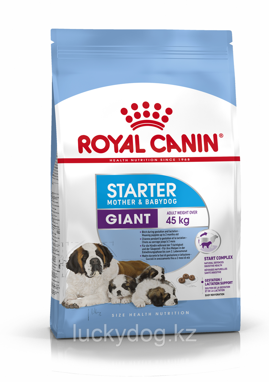 Royal Canin Giant Starter 15кг Сухой корм для щенков собак очень крупных размеров до 2 мес