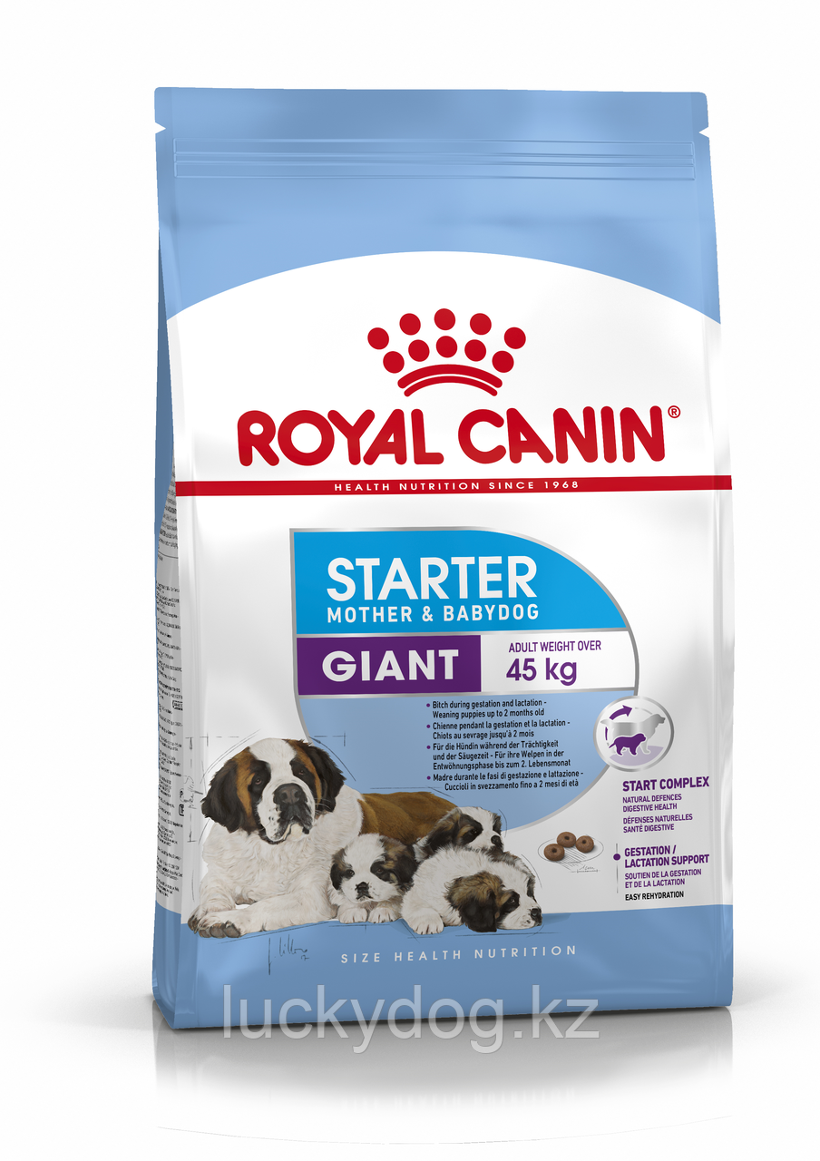 Royal Canin Giant Starter 15кг Сухой корм для щенков собак очень крупных размеров до 2 мес - фото 1 - id-p3535855