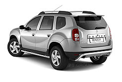 Спойлер "СПОРТ" некраш (ABS) RENAULT Duster 2012-2020