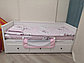 Бортик защитный для кровати Munchkin Lindam Sleep Safety Bedrail 95см розовый, фото 3