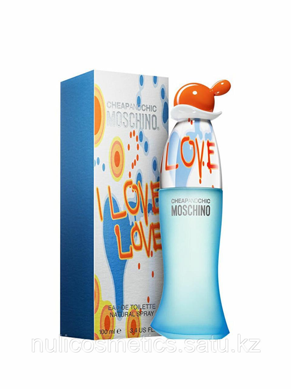 Moschino I Love Love Туалетная вода 100 ml - фото 1 - id-p98199553