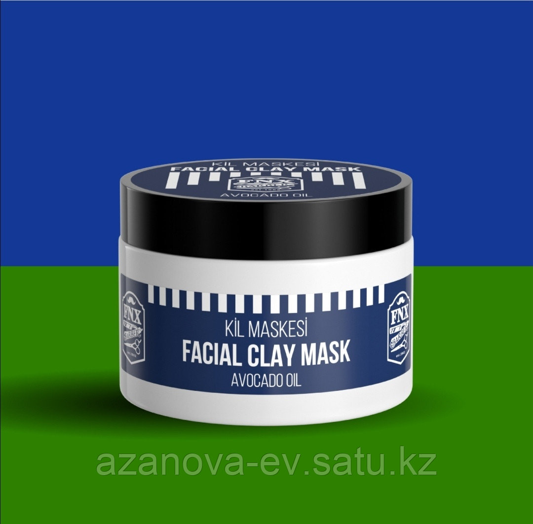 FNX Маска для лица из глины с маслом авокадо  FACIAL CLAY MASK