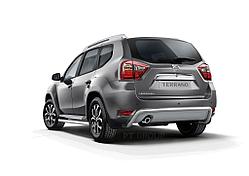 Защита заднего бампера Ø51мм (НПС) RENAULT Duster 2012-