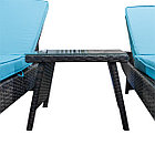 Комплект из 2-х шезлонгов со столиком Ибица” BLUE, фото 4