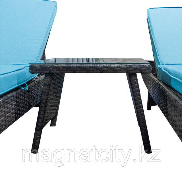 Комплект из 2-х шезлонгов со столиком Ибица BLUE - фото 4 - id-p98200416