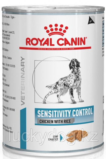 Royal Canin Sensitivity Control 420 гр (курица+рис) Консервы для собак при пищевой непереносимости и аллергии