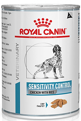 Royal Canin Sensitivity Control 420 гр (курица+рис) Консервы для собак при пищевой непереносимости и аллергии
