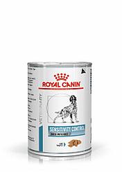 Royal Canin Sensitivity 420 гр (утка+рис) Консервы для собак при пищевой непереносимости и аллергии