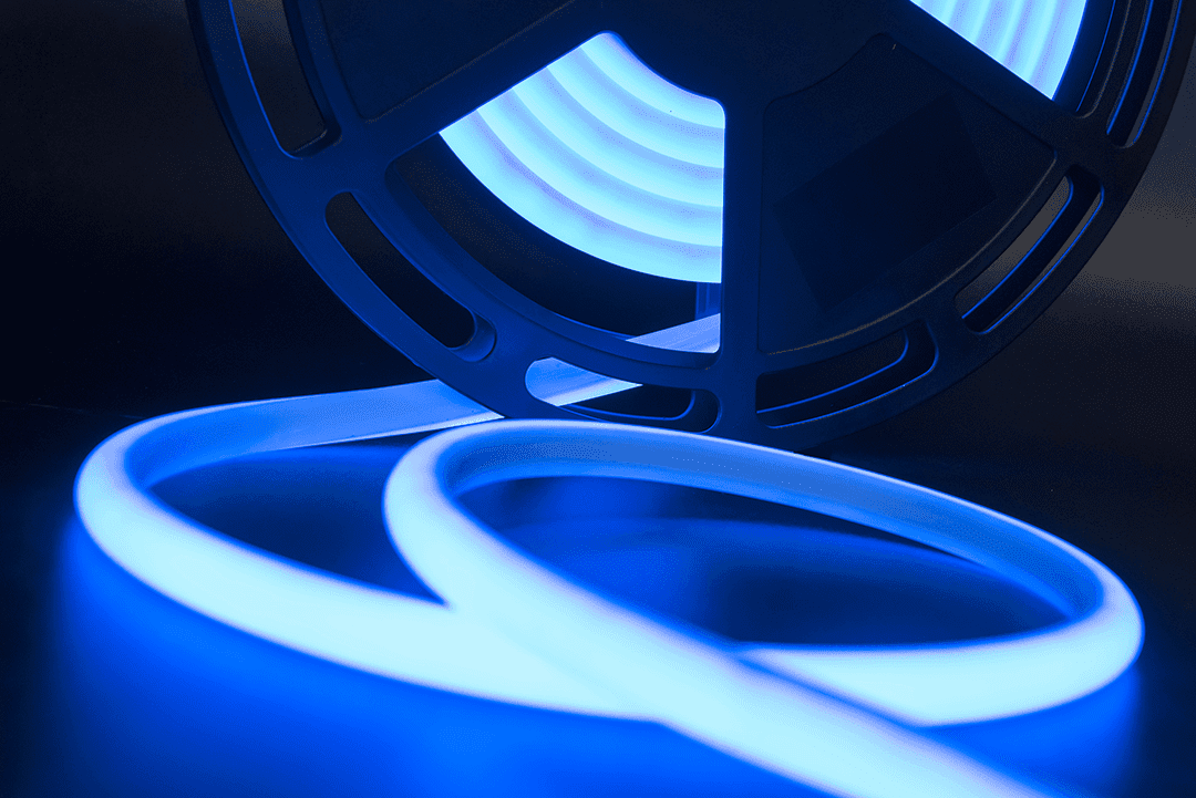Термостойкая светодиодная лента SWG для Паровой комнаты (Синие свечение, 5 м, 24V, 12 Вт/м, IP68) - фото 5 - id-p98200520