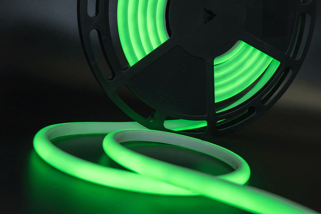 Термостойкая светодиодная лента SWG для Паровой комнаты (Зелёное свечение, 5 м, 24V, 12 Вт/м, IP68) - фото 5 - id-p98200526