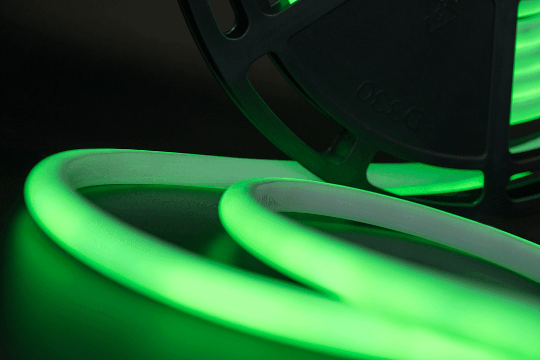 Термостойкая светодиодная лента SWG для Паровой комнаты (Зелёное свечение, 5 м, 24V, 12 Вт/м, IP68) - фото 6 - id-p98200526