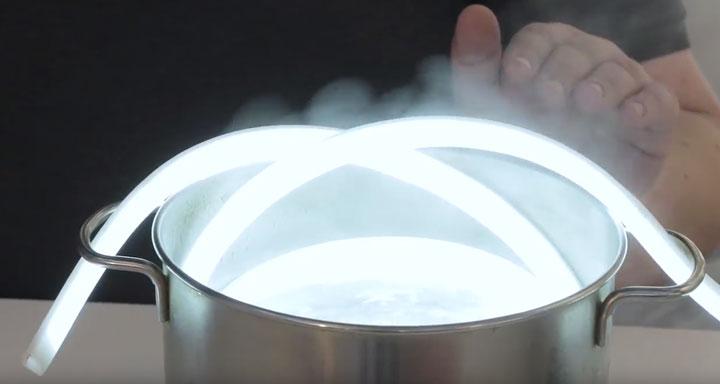 Термостойкая светодиодная лента SWG для Финской сауны (Тёплое свечение, 5 м, 24V, 12 Вт/м, IP68) - фото 10 - id-p98200590