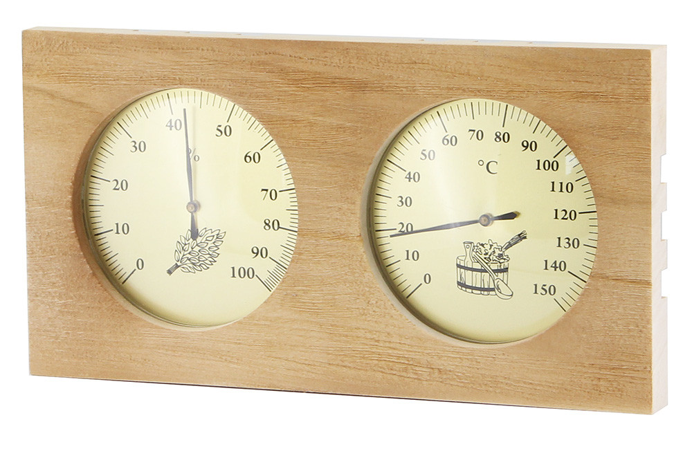 Термогигрометр для сауны Стеклоприбор ТГС-7 (термометр от 0 до +150°C, гигрометр от 0 до 100%) - фото 1 - id-p88523283