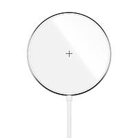Беспроводное зарядное устройство OLMIO MagCharge QI 15W белый TAK26448 Беспроводное зарядное устройство OLMIO MagCharge QI 15W белый