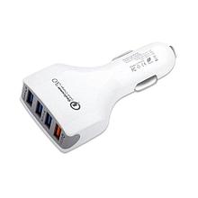 Зарядное устройство автомобильное Cablexpert MP3A-UC-CAR18 12V->5V 4-USB  поддержка quick charge 3.0