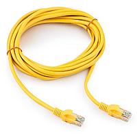 Патч-корд UTP Cablexpert PP12-5M/Y кат.5e  5м  литой  многожильный (жёлтый)