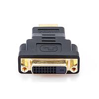 Переходник HDMI  DVI Cablexpert A-HDMI-DVI-3  19M/25F  золотые разъемы  пакет  черный