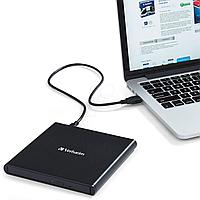 Привод оптический Verbatim Usb 2.0 Light Ver. черный TAK26573 Привод оптический Verbatim Usb 2.0 Light Ver. черный
