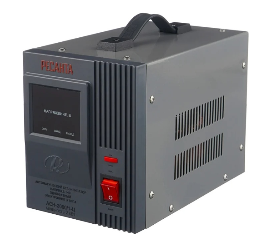 Стабилизатор Ресанта ACH-2000/1-Ц серый - фото 1 - id-p98203986