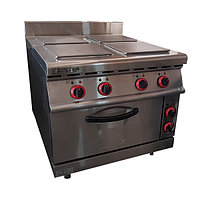 Электро плита с духовым шкафом 4 конфорки F144