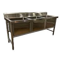 Моечная ванна углубленная F148K 3 секции