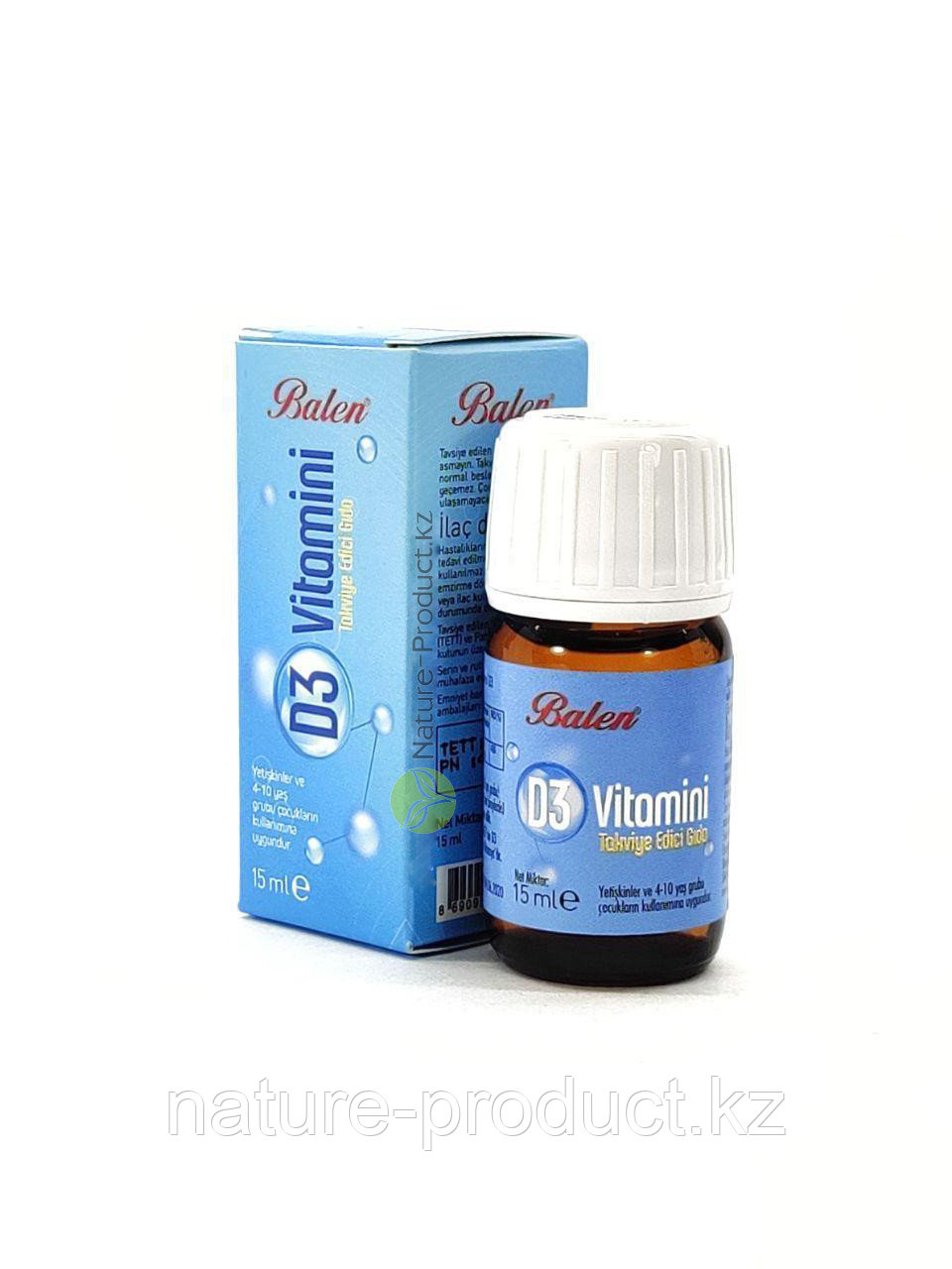 Витамин Д3 D3 для детей и взрослых (15 мл.) Турция Balen