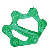 Массажер ЛАПОНЬКА-6 зеленый с ручкой, 6 массажных элементов с шипами, фото 2