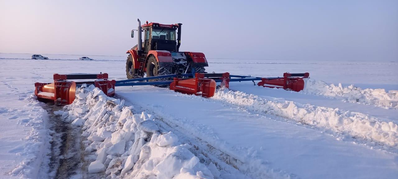 Снегопах СНСВУ-3 (сцепка навесная на базе 3-х валкообразователей СВУ-2,6М) - фото 1 - id-p98207603