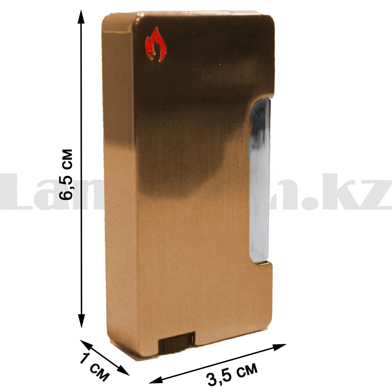 Подарочная зажигалка газовая сувенирная Lighter бронзовый цвет - фото 2 - id-p98207674