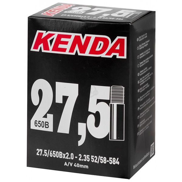 Велокамера Kenda A/V-40 mm 27,5/650Bx2,0+2/35, 52/58+584