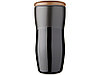 Двустенная керамическая термокружка Reno объемом 370 мл, черный, фото 3